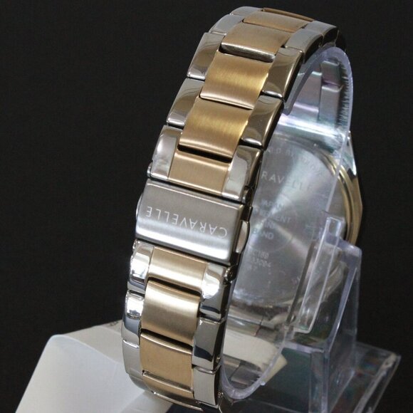 Caravelle Ladies Sports Watch By Bulova Chronograph Mother Of Pearl Dial 36mm - Picture 11 of 13